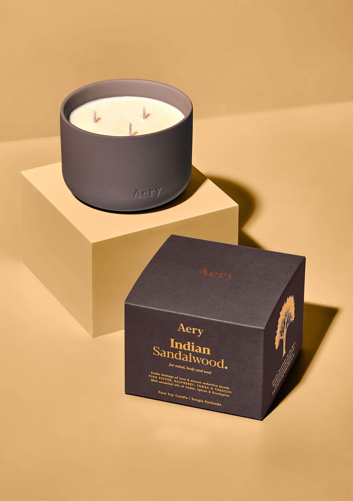 Indian Sandalwood Triple Wick Candle 450g