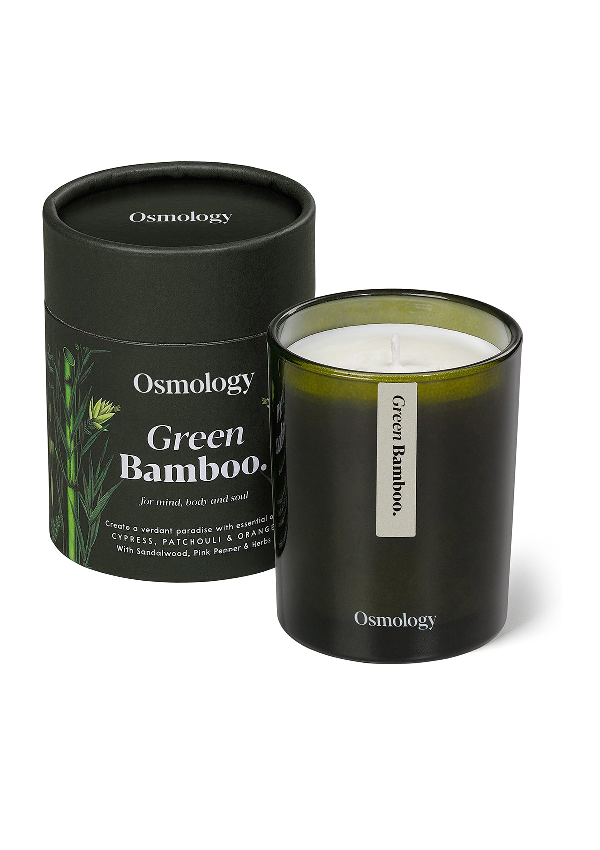 Green Bamboo Scented Candle