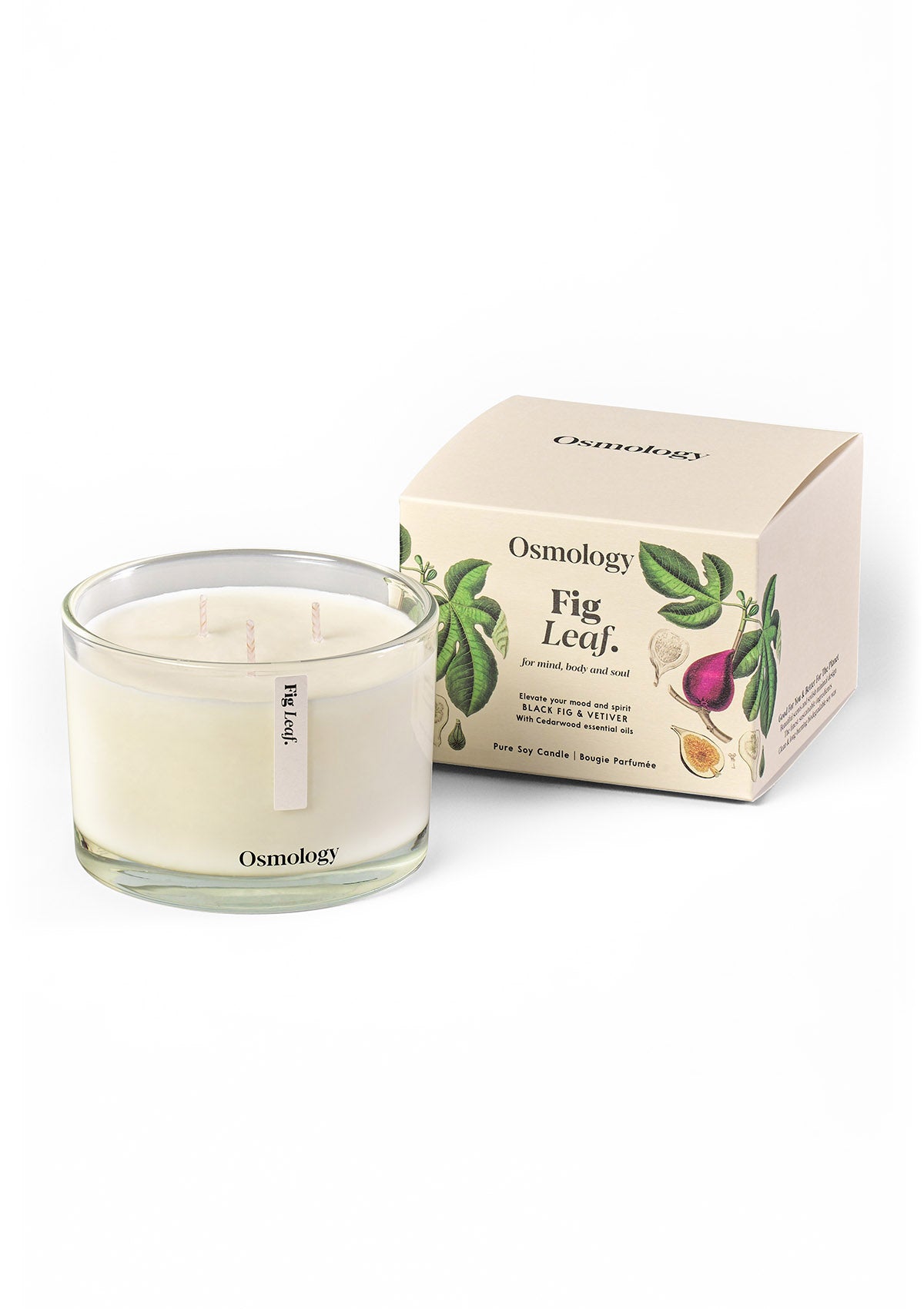 Fig Leaf Triple Wick Scented Candle