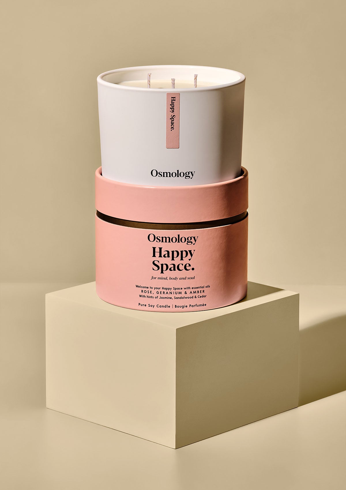 Happy Space Triple Wick Scented Candle